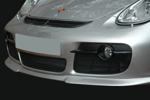 CAYMAN 987.1 - BLACK FRONT GRILL SET (MANUAL and TIPTRONIC)