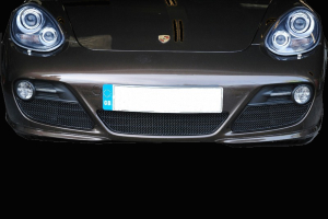 CAYMAN 987.2 - BLACK FRONT GRILL SET (MANUAL and TIPTRONIC)