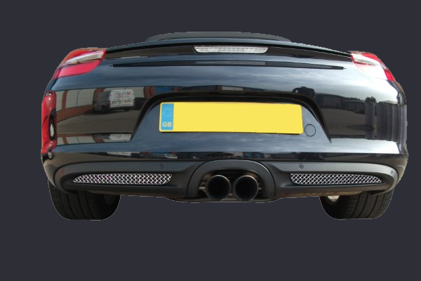 ZPR42912 981 Boxster with Sensors- Rear Grill Set