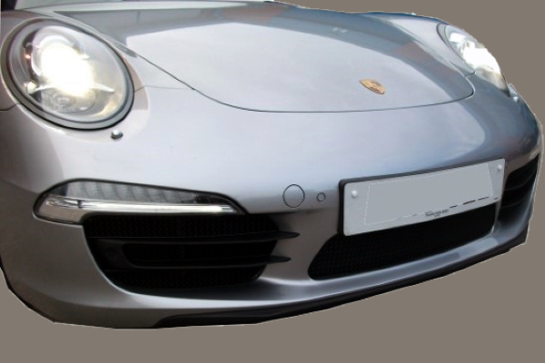 ZPR48313B 991 Carrera 4S with Parking Sensors in Moulding- Full Front Grill Set (7) Black